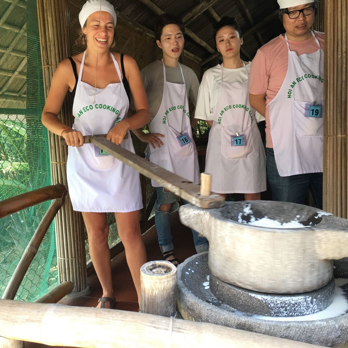 Vietnamese Countryside Experience: Market Tour, Basket Boat Ride, and Cooking Class