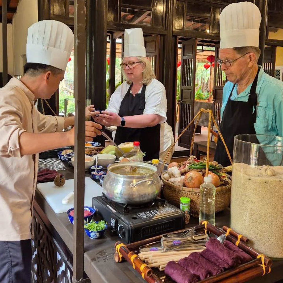 Hoi An Vespa Culinary Journey – Market Tour, Village Visit & Cooking Class