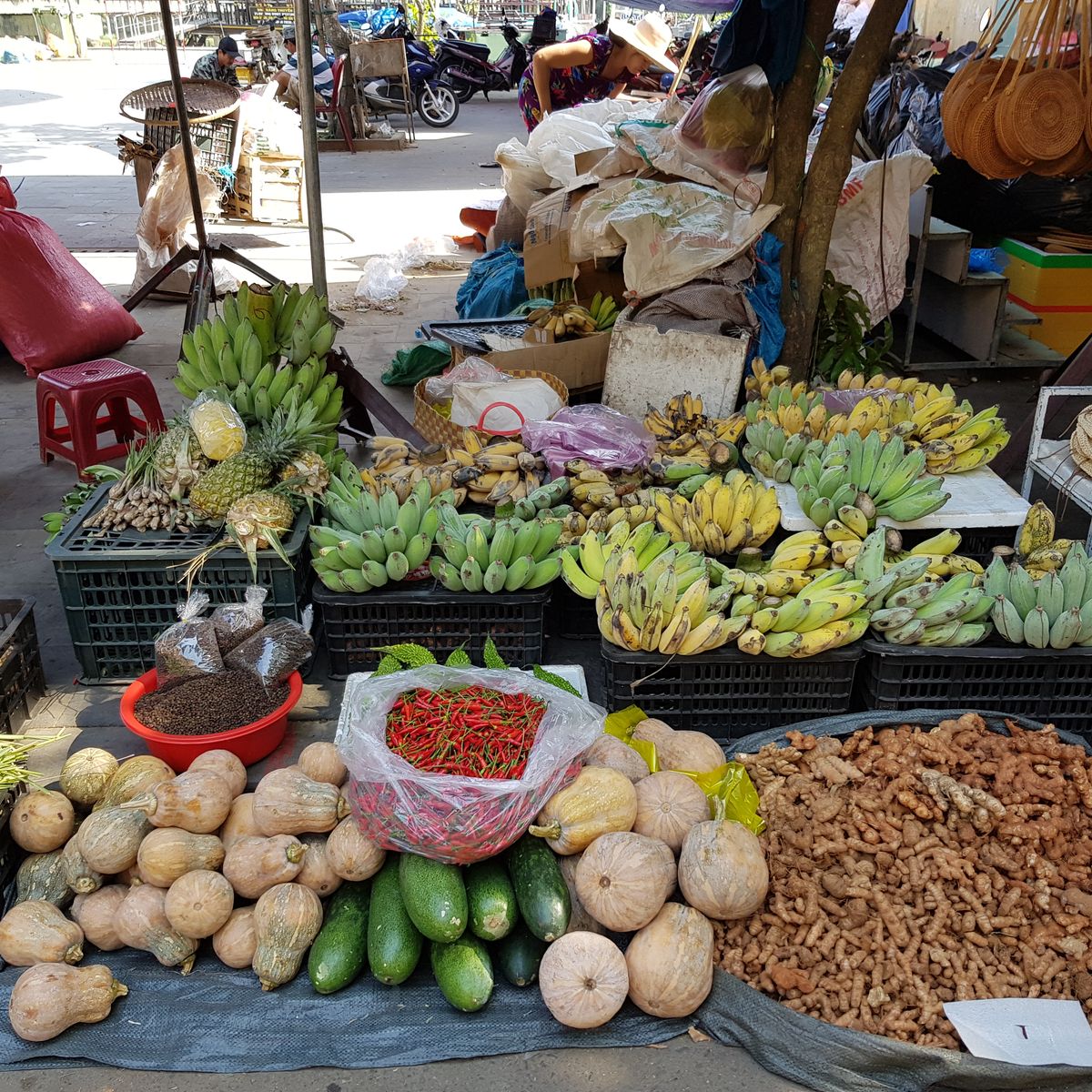 Vietnamese Home Cooking Expert with Market Tour and Boat Trip to Hoai River