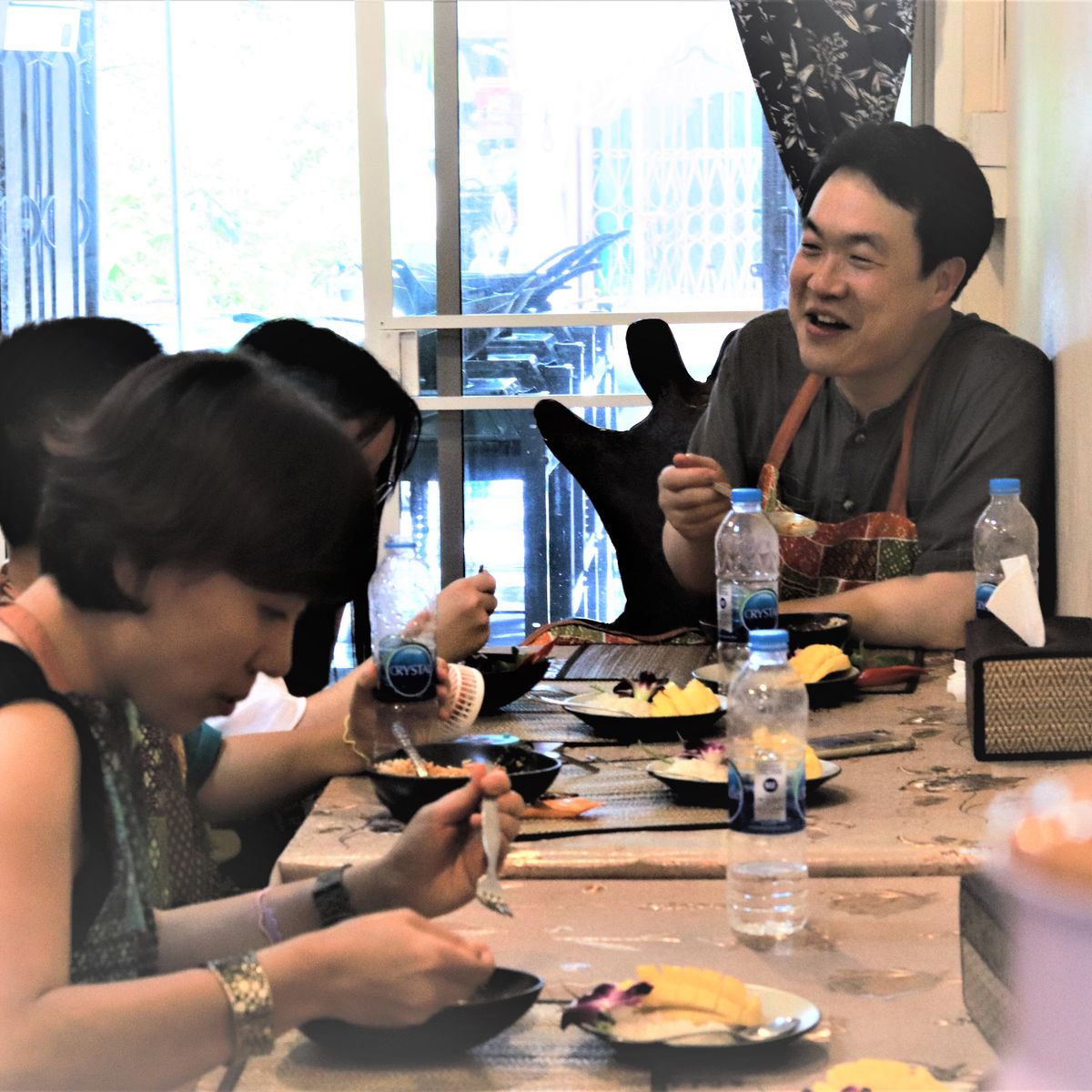 Fresh Market Tour & Authentic Thai Lunch Cooking with Passionate Chef