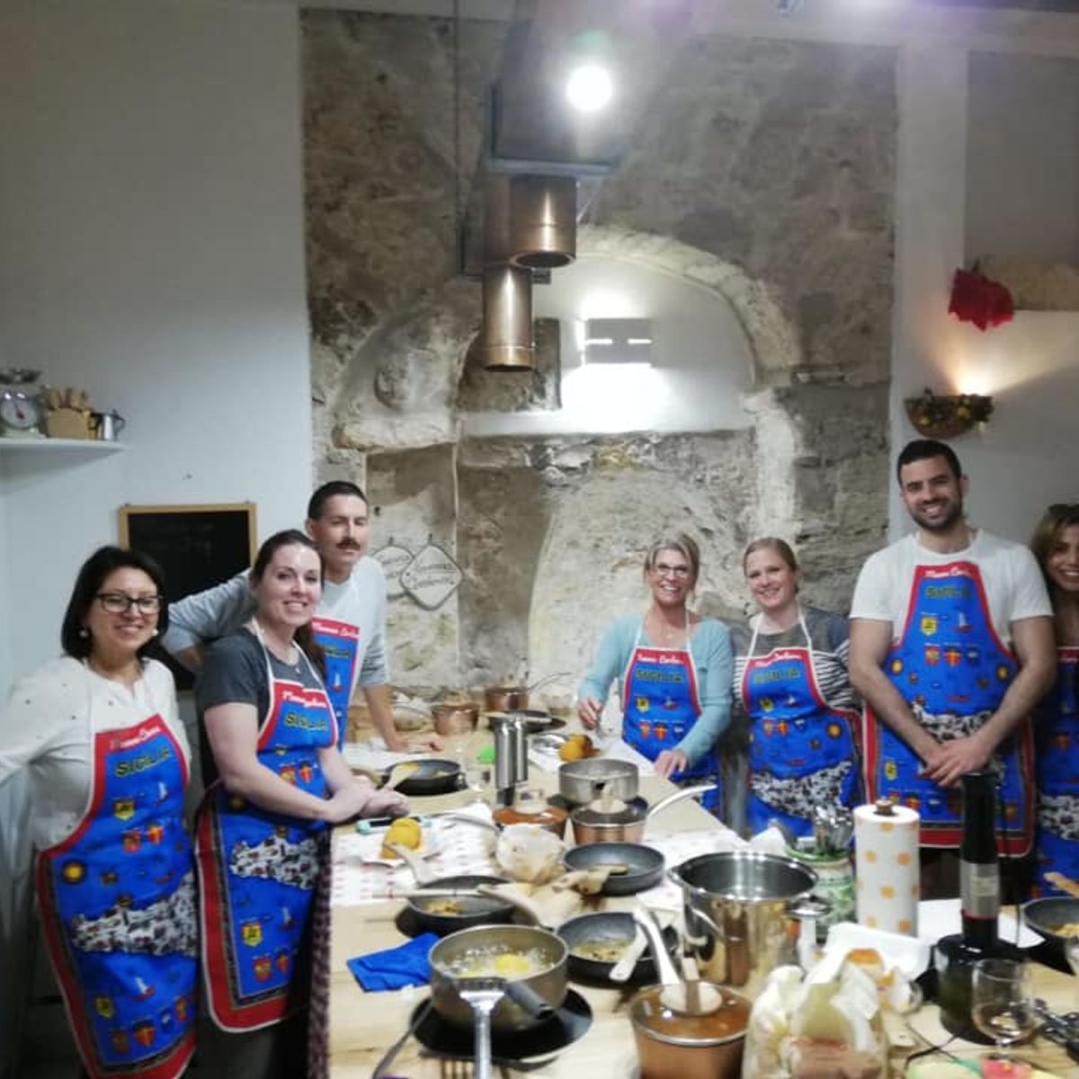 Menu sicilien traditionnel chez Mamma Corleone
