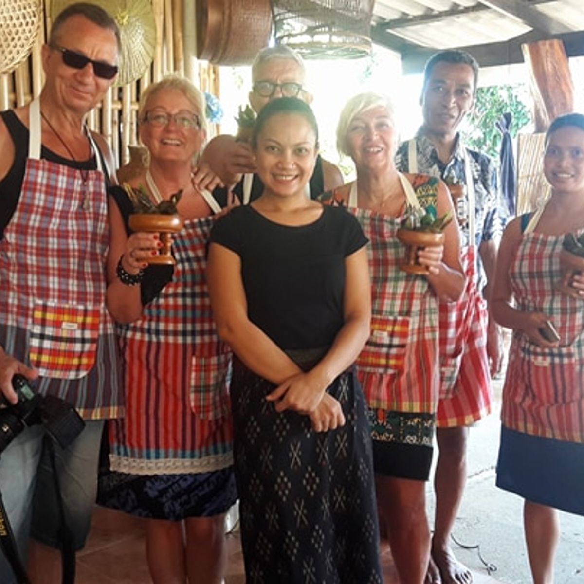 Thailändischer Kochkurs mit Bambus