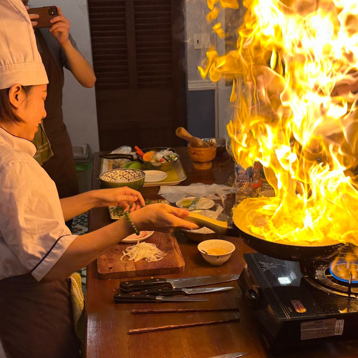 Immersive Wet Market Tour and Cooking Class with Private Cook Stations by Chef Led