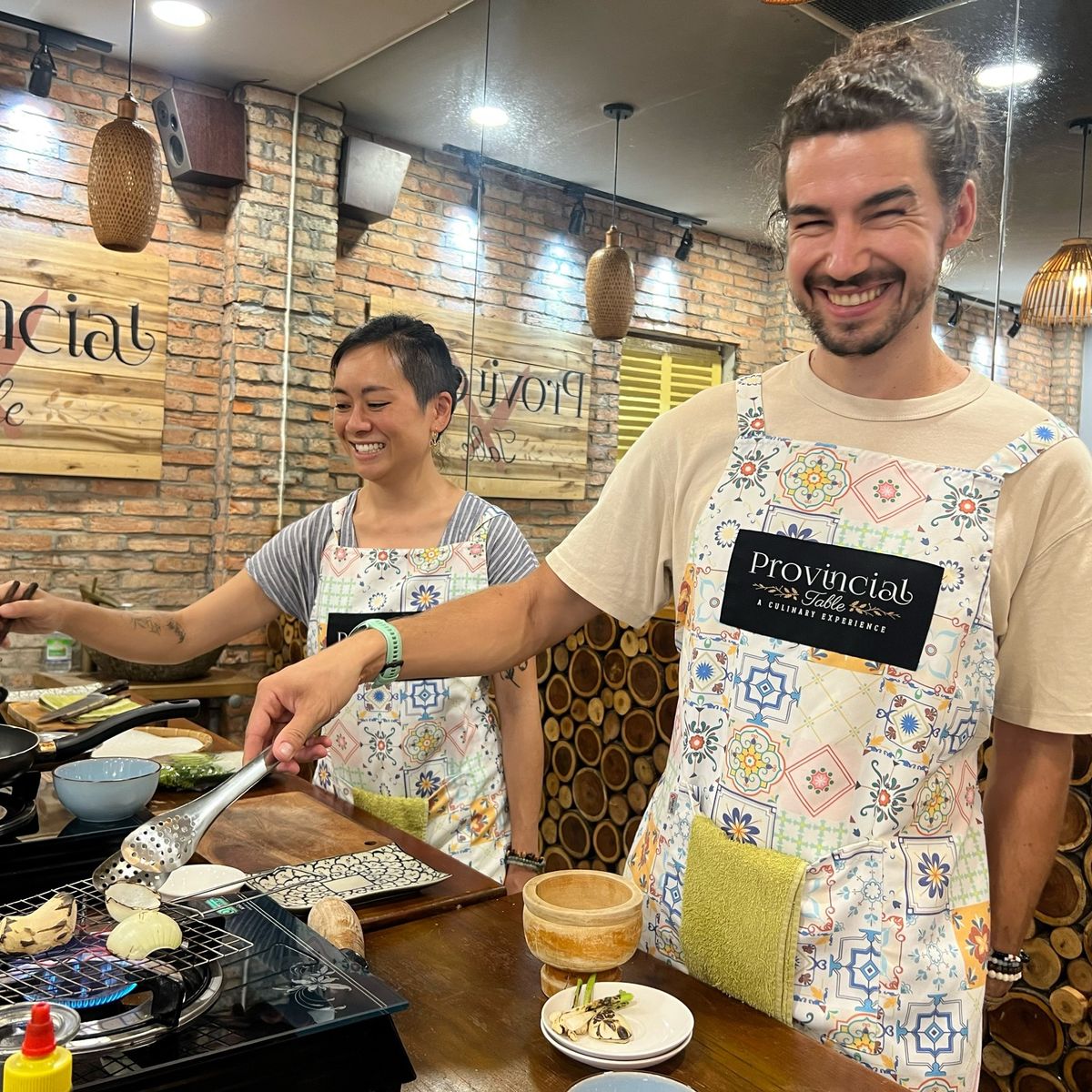 Immersive Wet Market Tour and Cooking Class with Private Cook Stations by Chef Led