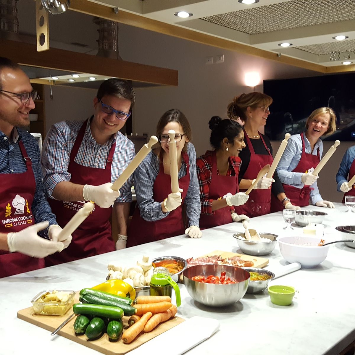 InRome: Cook an Italian Sunday Lunch with Farmers Market Shopping