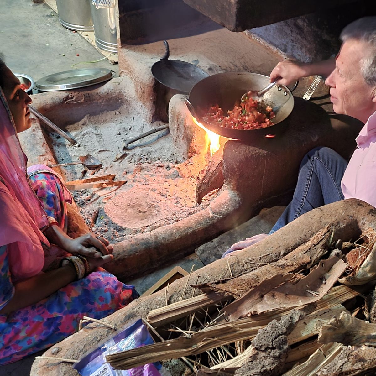 Authentic Rajasthani Home Cooking Experience in Salawas Village