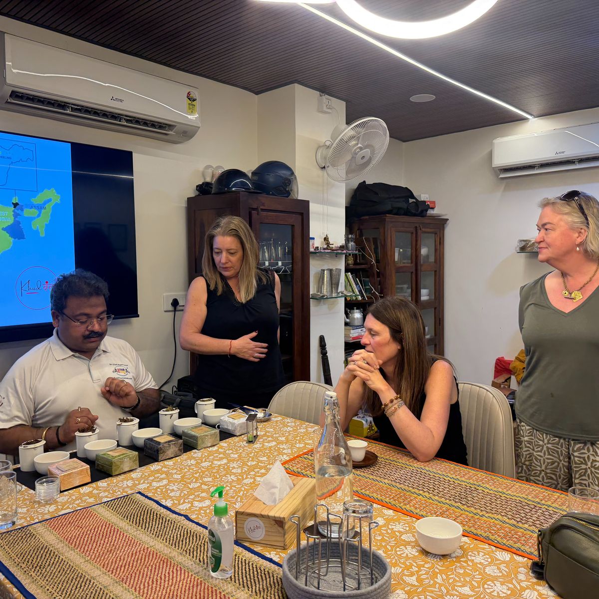 Expérience de dégustation de thé, de vin et de whisky indiens