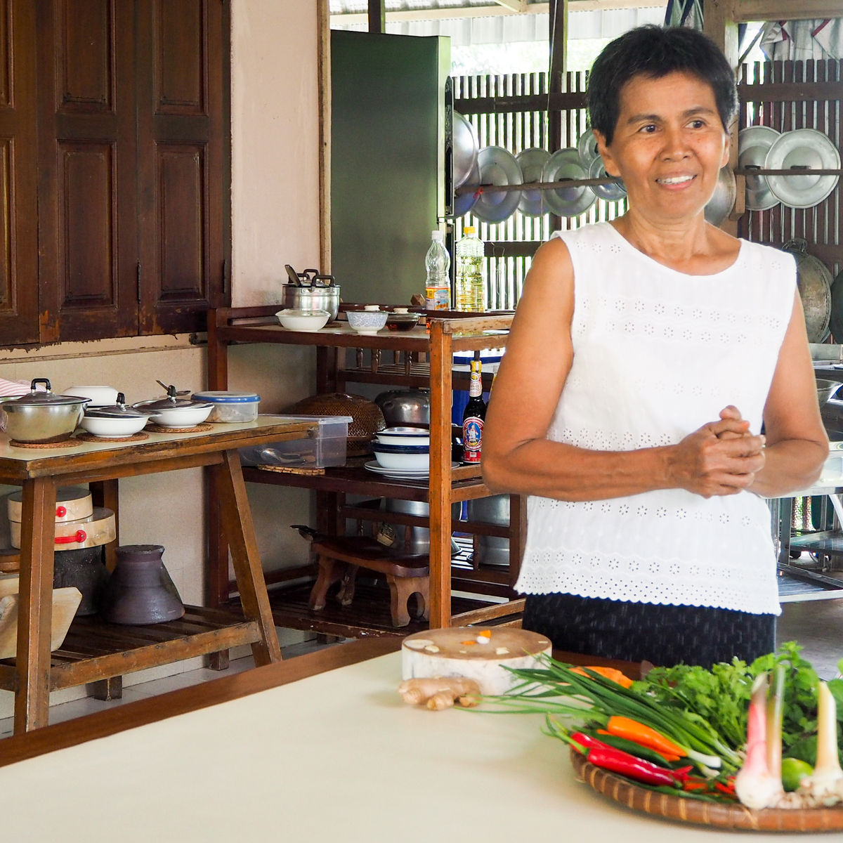 Cours de cuisine thaïlandaise familiale de 3 jours près de Bangkok avec chambre confortable et excursion en bateau