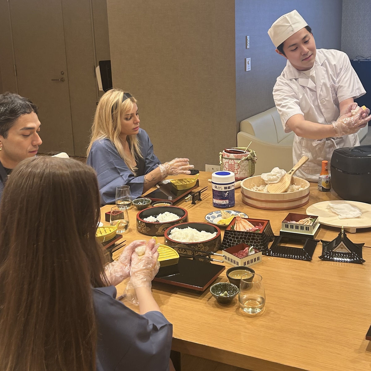 Tokyo Sushi-making: Sake Ceremony & Whisk Matcha