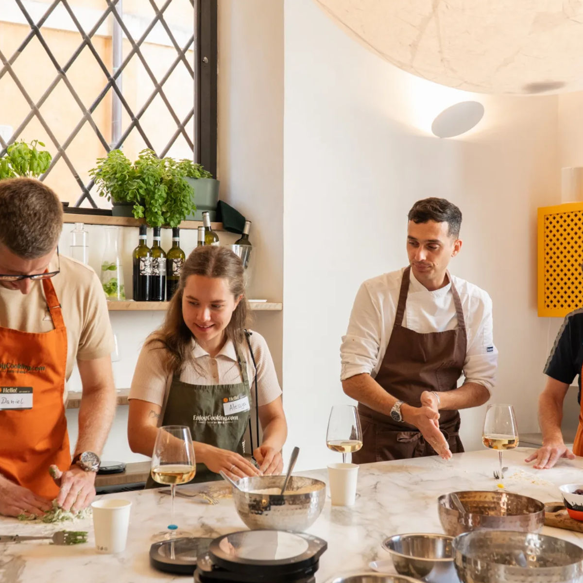 Italian Classics Cooking Class in Piazza Mattei: Pizza, Pasta & Tiramisu