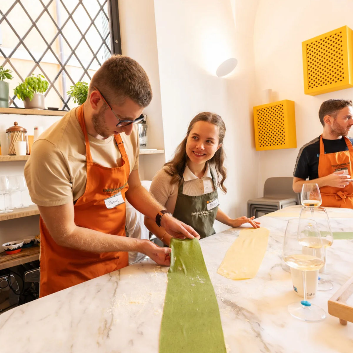 Italian Classics Cooking Class in Piazza Mattei: Pizza, Pasta & Tiramisu