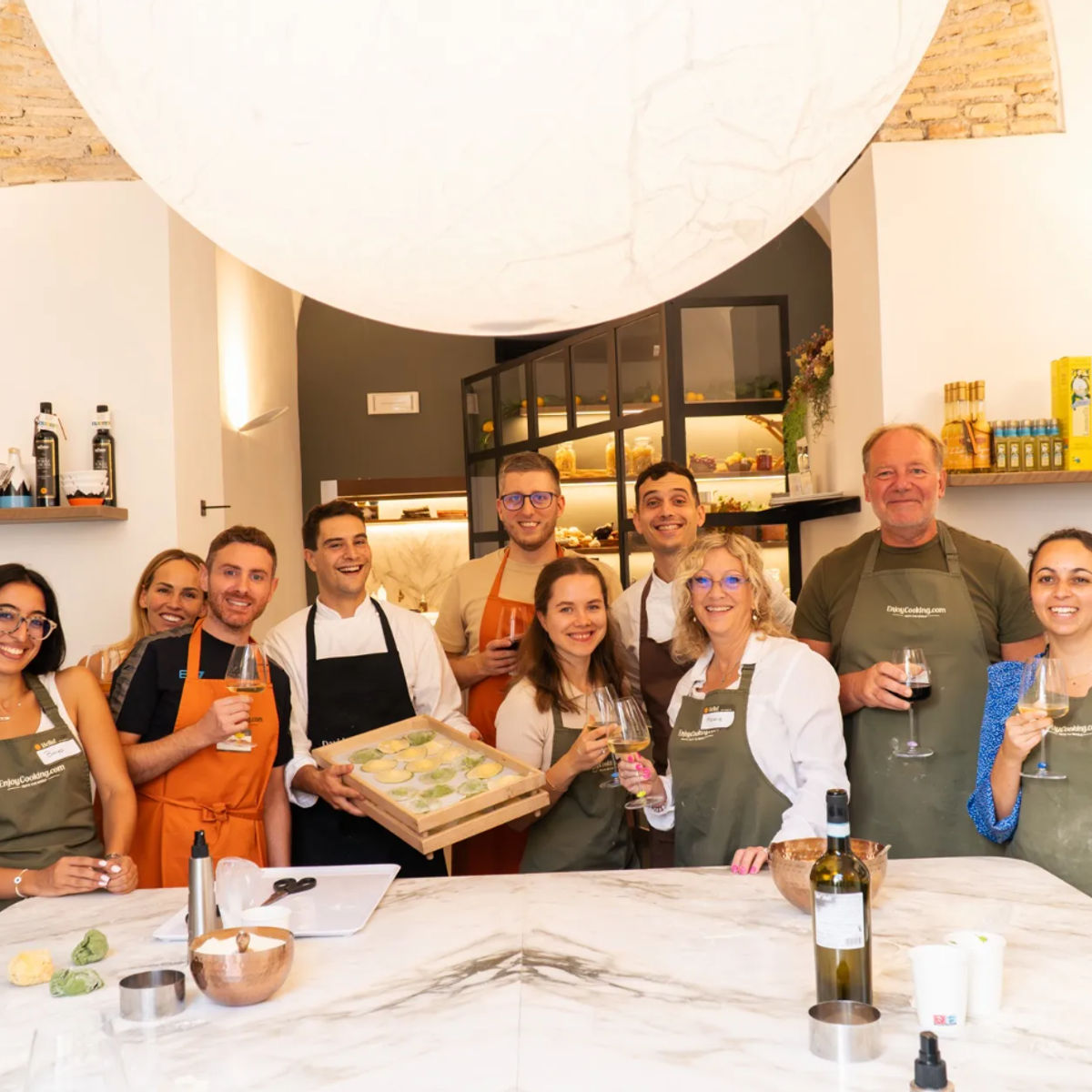 Italian Classics Cooking Class in Piazza Mattei: Pizza, Pasta & Tiramisu