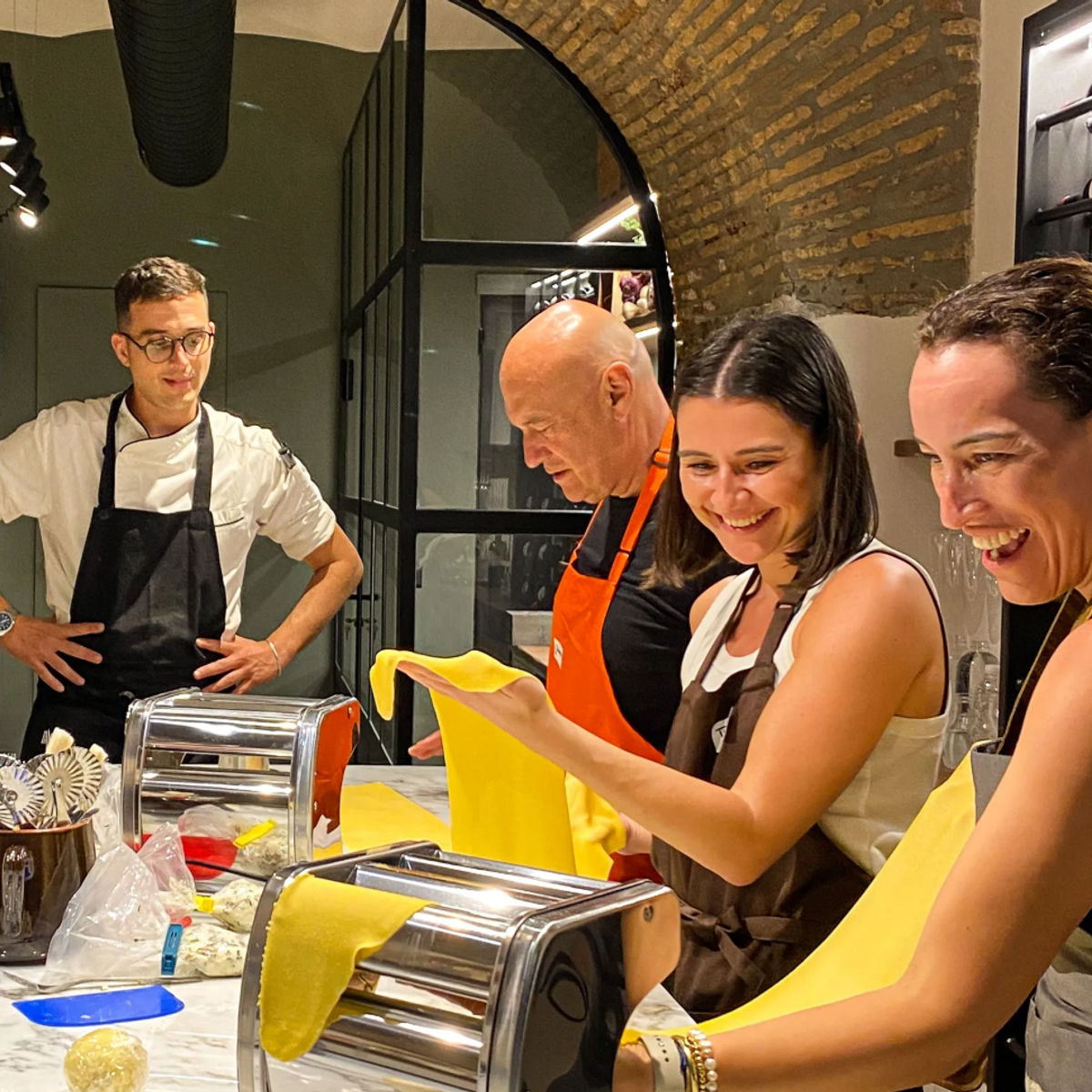 Italian Cooking Masterclass by the Colosseum: Pizza, Pasta & Tiramisu with Wine