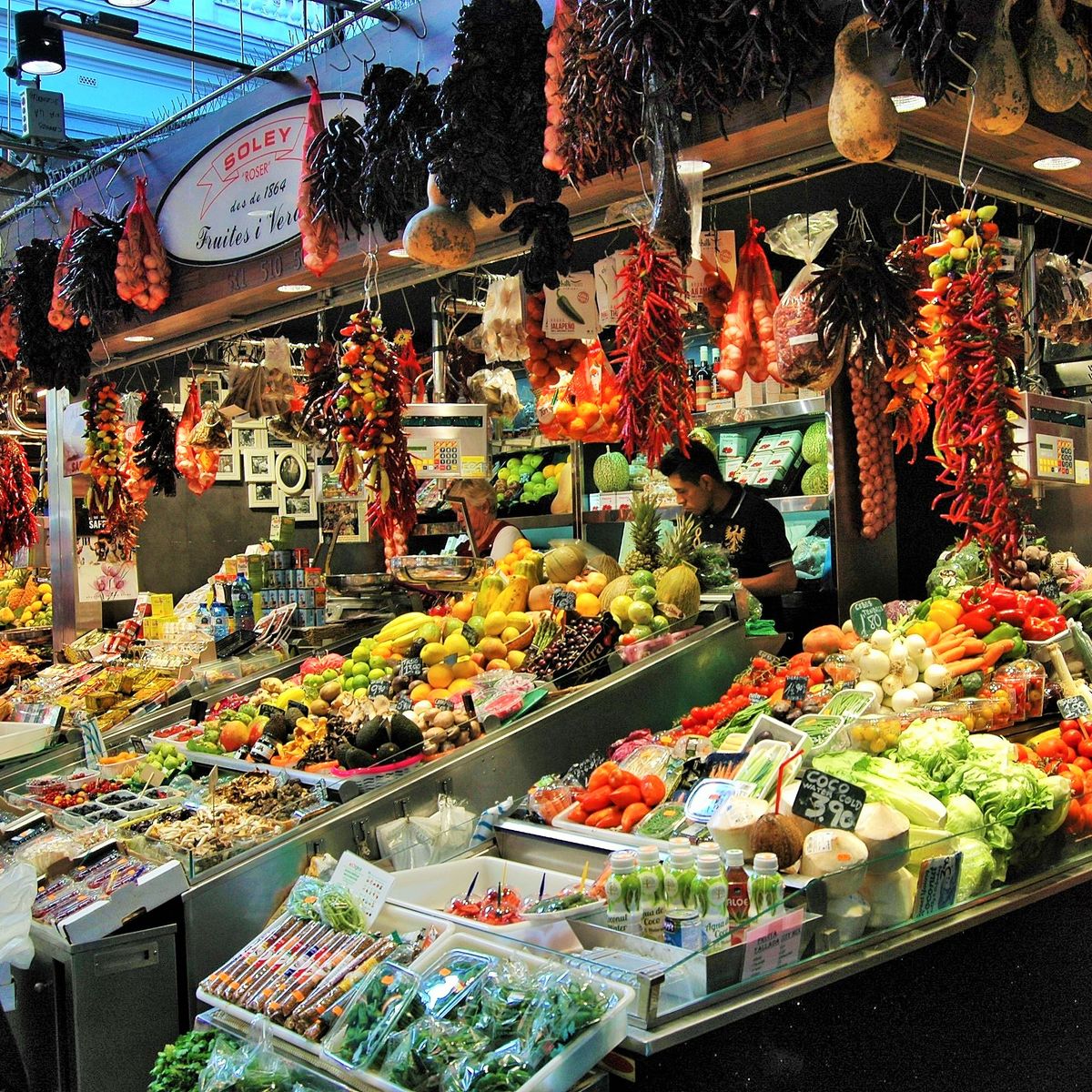 Barcelona Cooking Class with La Boqueria Market Tour