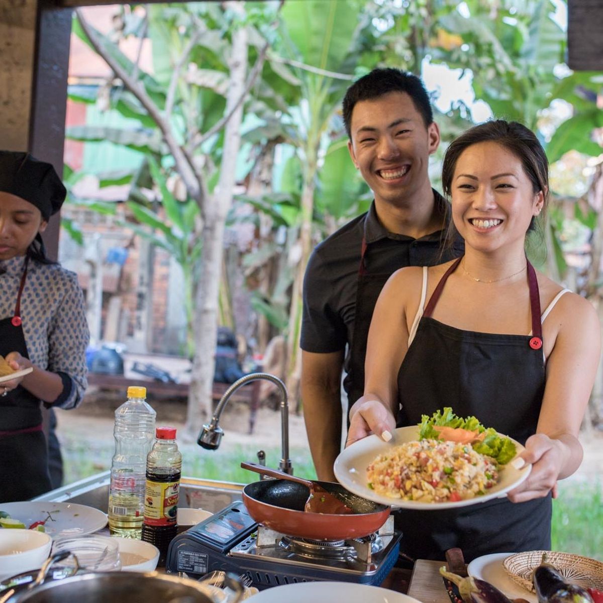 Khmer Cooking Class at a Local's Home with Market Tour