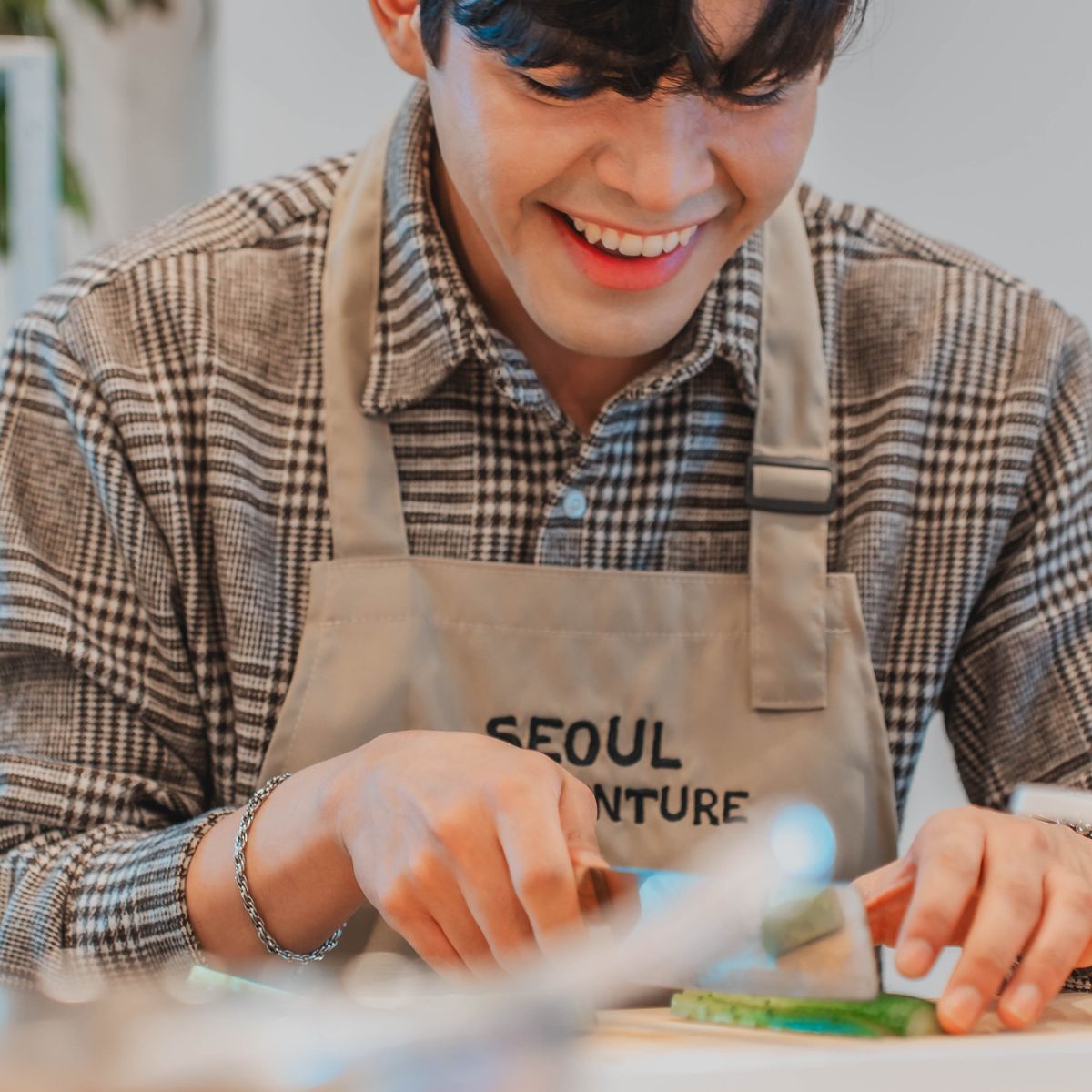Korean Cuisine Class with Local Market Grocery Experience