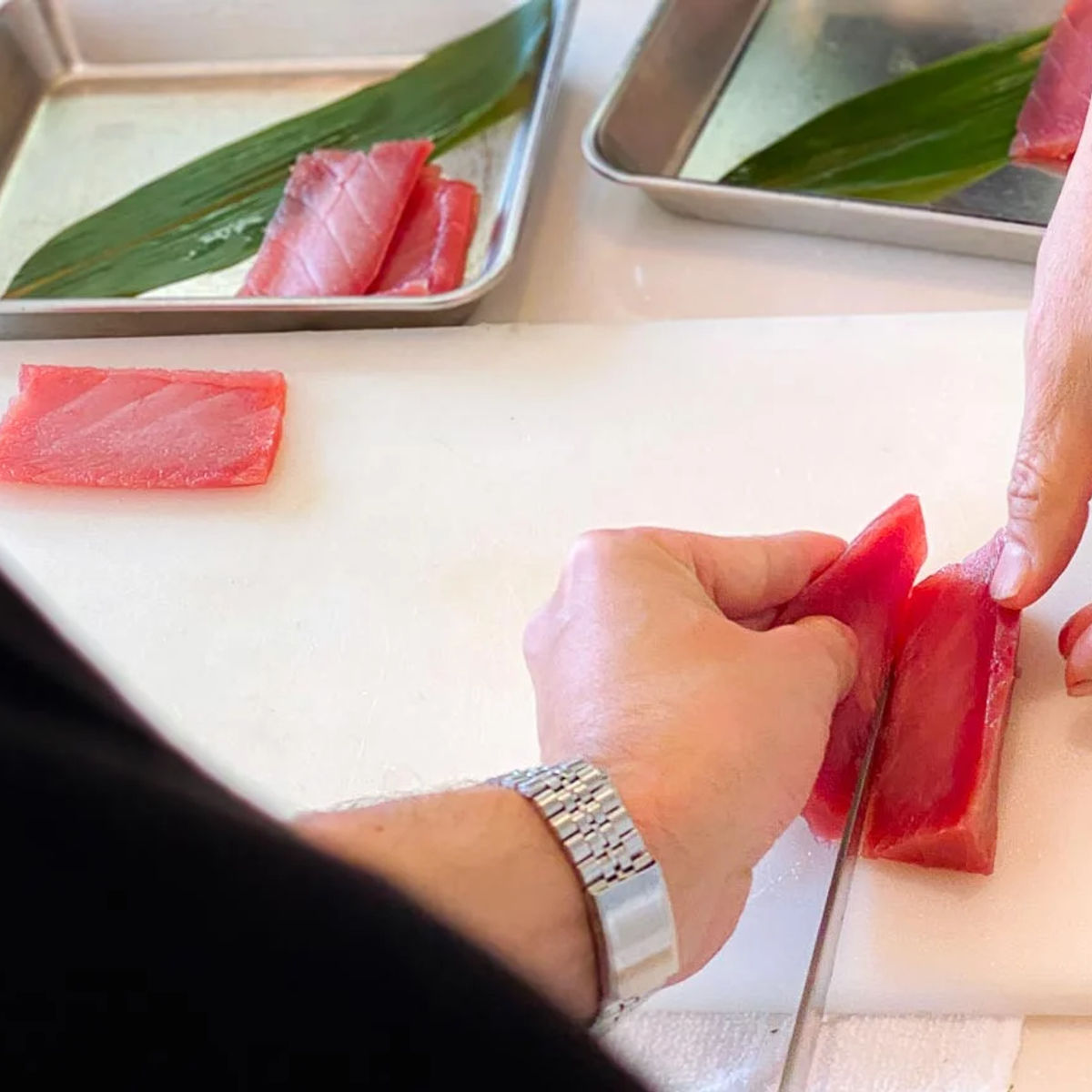 Kushikatsu & Sushi Culinary Class with Tea Ceremony in Osaka