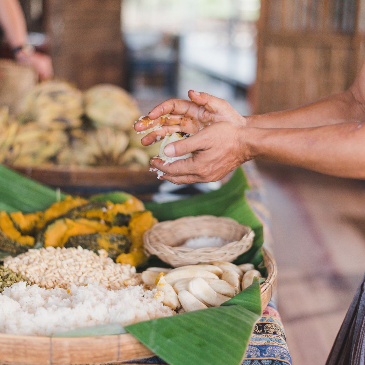Learn How to Cook Supplementary Food for the Elephants