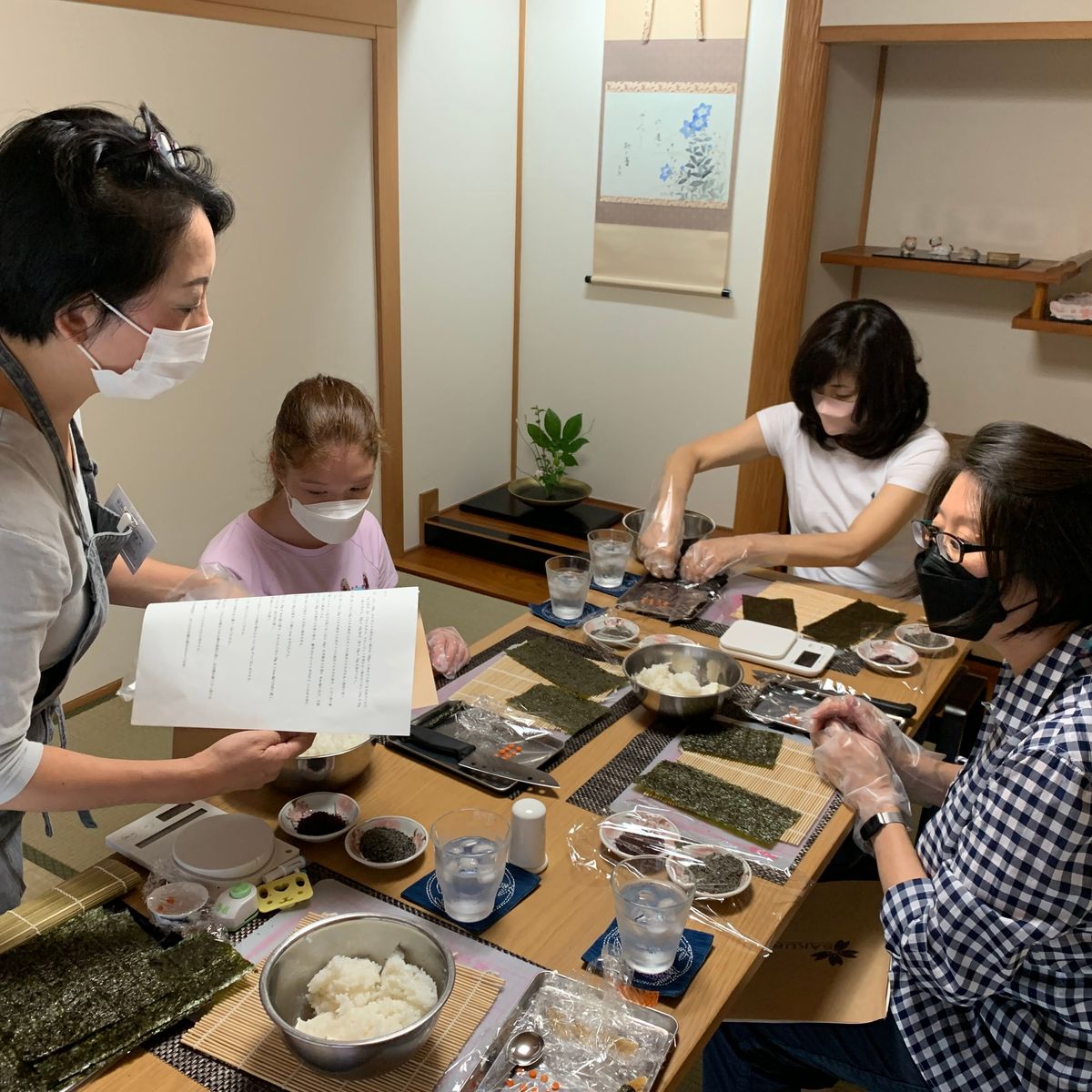 Learn How to Make Decorative Sushi Rolls with Local Teacher