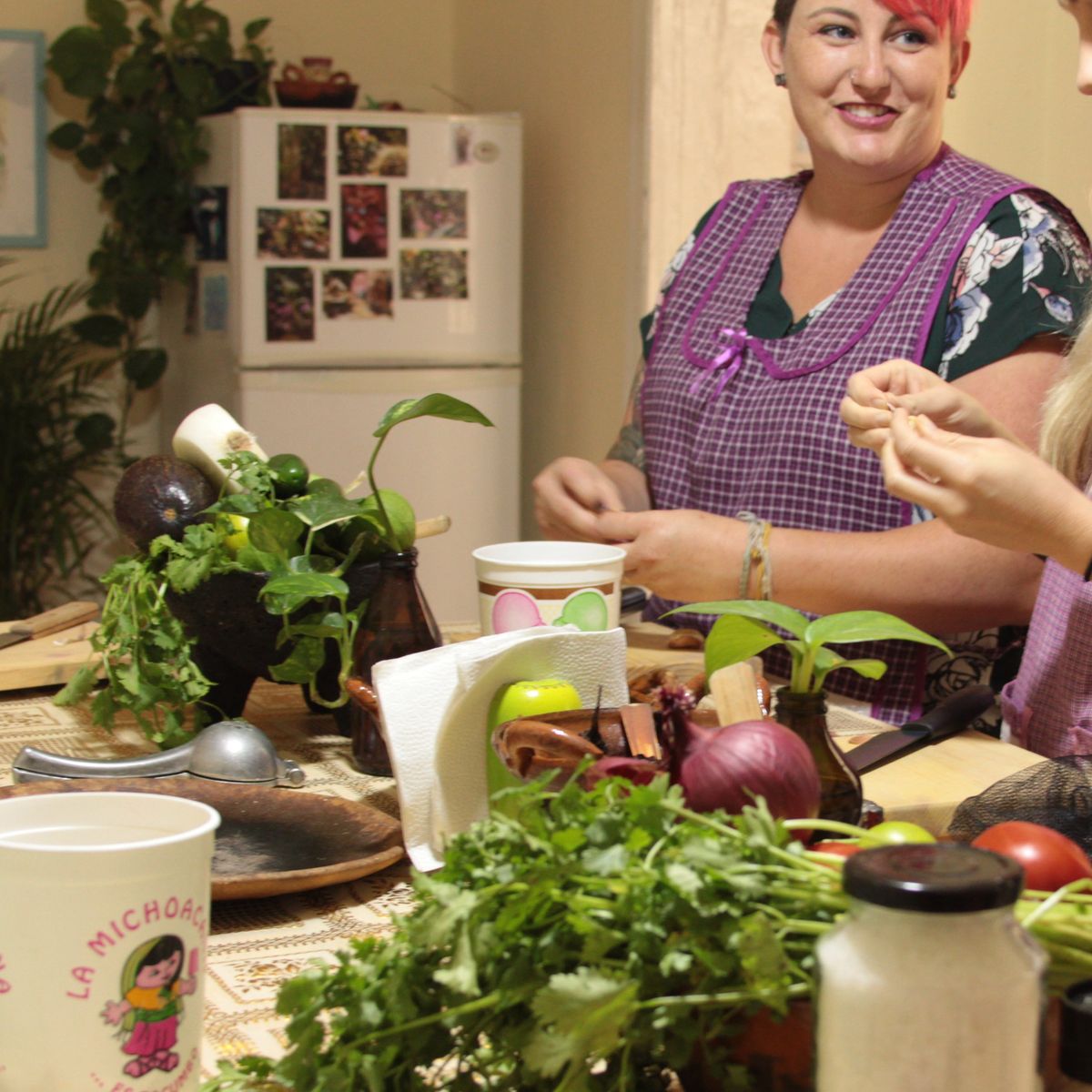 Learn to Cook Mexican Salsas and Market Tour included