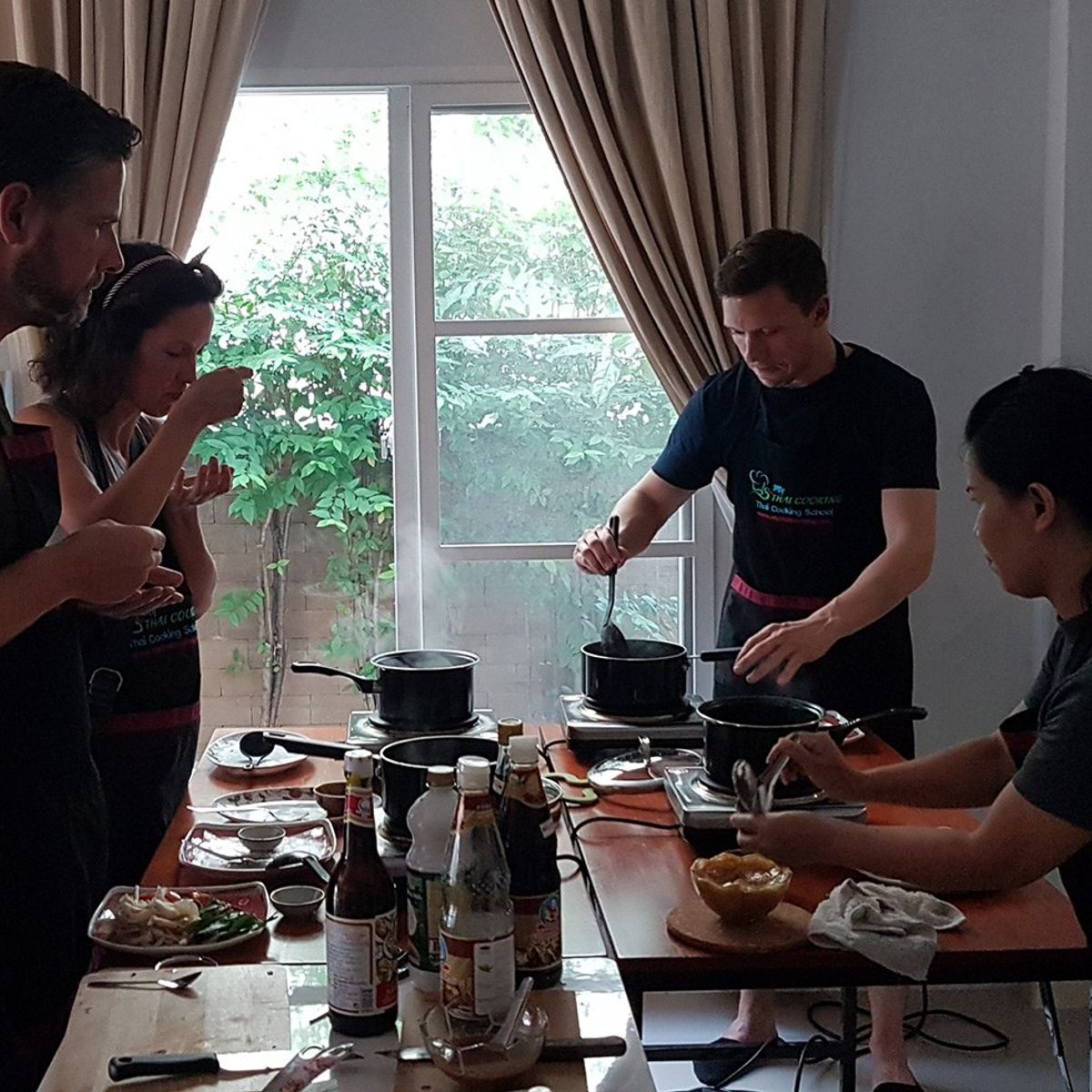 Choose Your Own Favorite Thai Dish Hands-on Authentic Thai Cooking Class with Local Market Tour