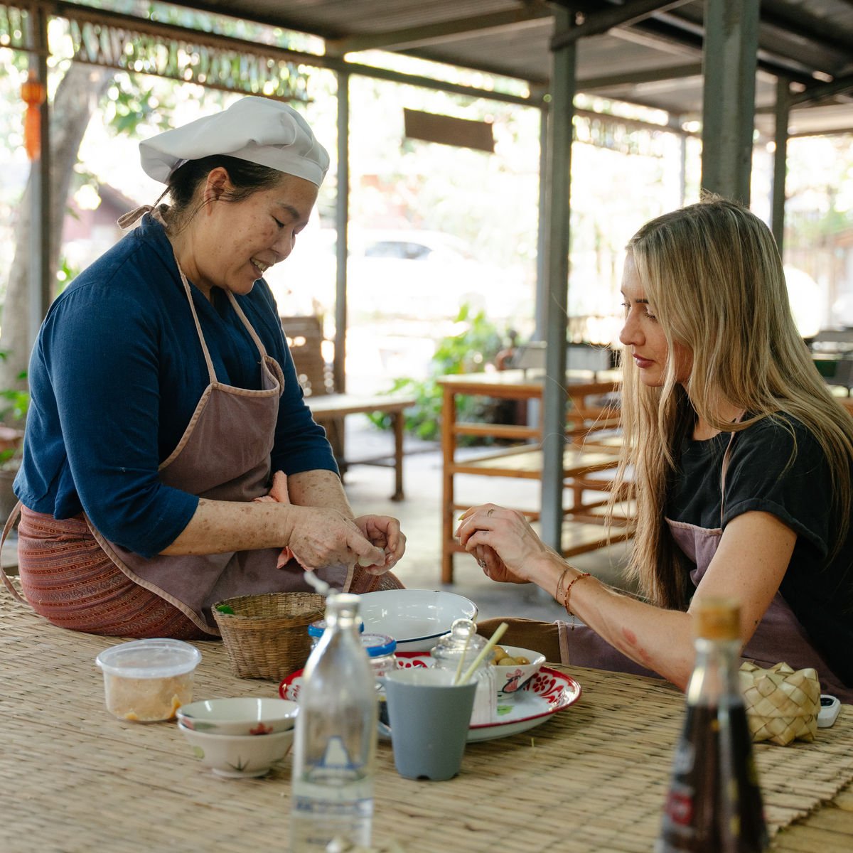 Learn Traditional Lanna Cooking Methods with Market Visit & Local Stories