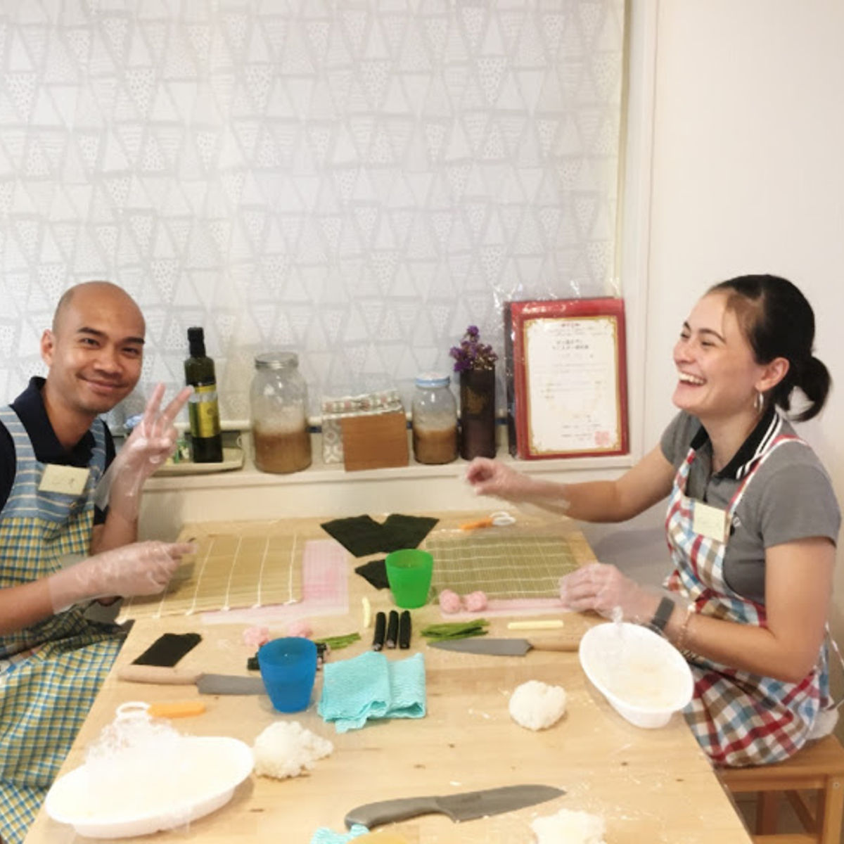 Let's Make Artistic Sushi in Osaka