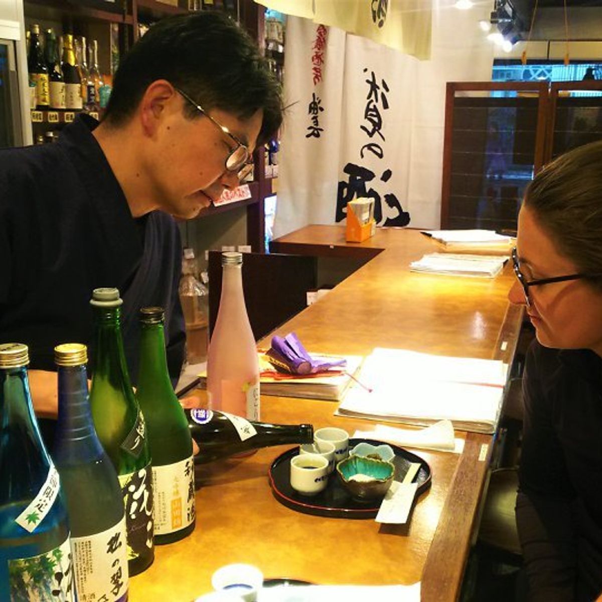 Luxury Sake and Whisky Nightlife Tour in Kyoto