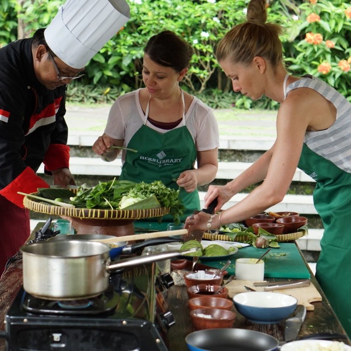 Majestic Plant-based Cooking Class at the Herb Library Ubud