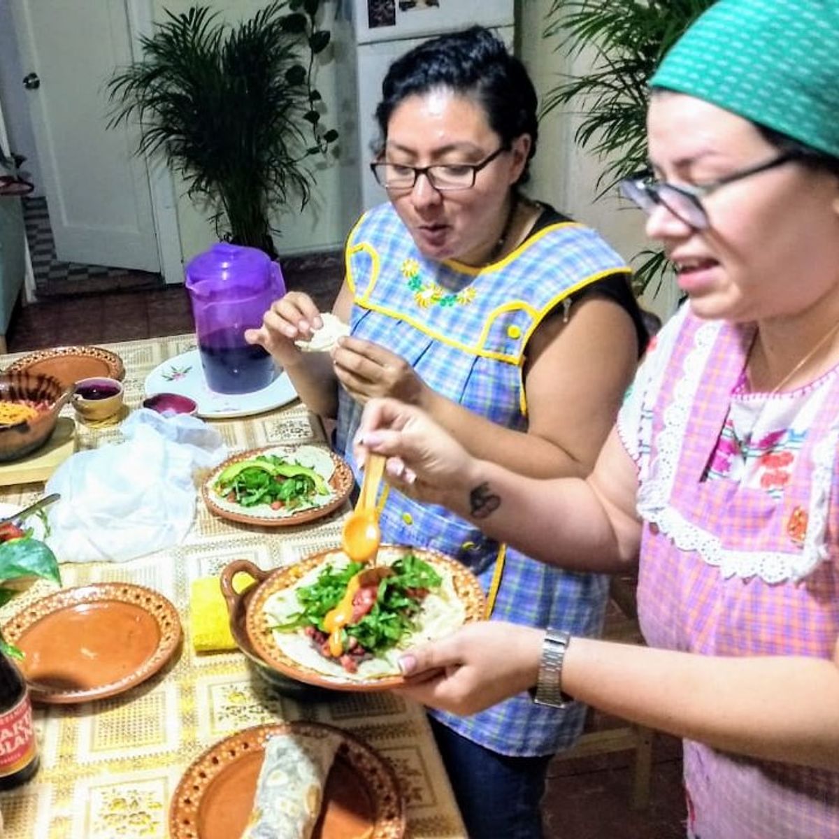 Make Burritos from Scratch in an Authentic Mexican Home + Market Tour Included