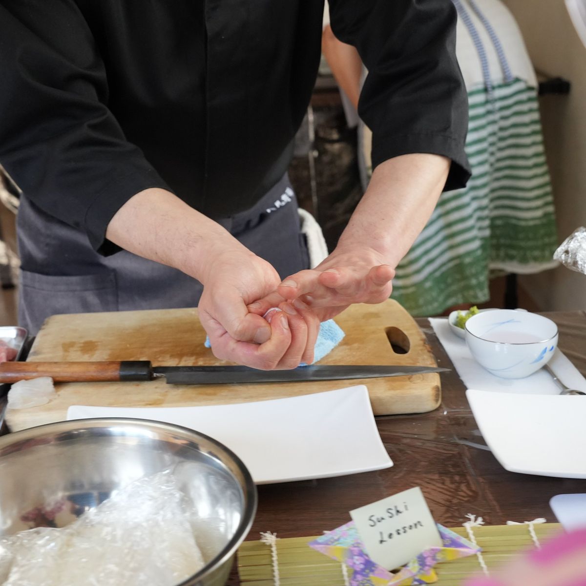 Authentic Sushi Making Experience with a Pro Japanese Chef & Local Supermarket Tour (Private or Small Group)