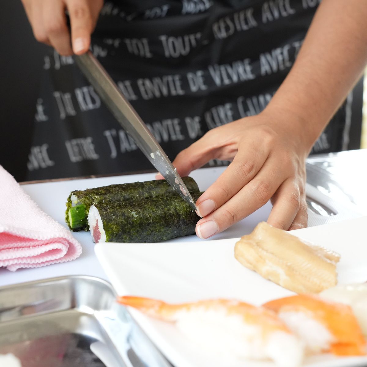 Authentic Sushi Making Experience with a Pro Japanese Chef & Local Supermarket Tour (Private or Small Group)