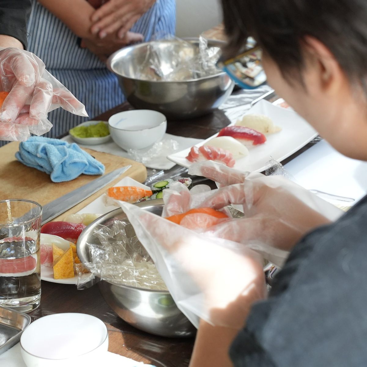 Authentic Sushi Making Experience with a Pro Japanese Chef & Local Supermarket Tour (Private or Small Group)