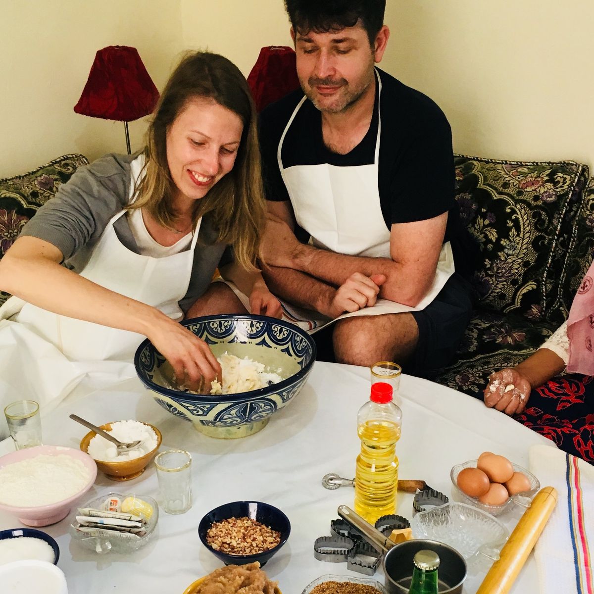 Marrakech: Moroccan Traditional Crepes Msemen Bread Class