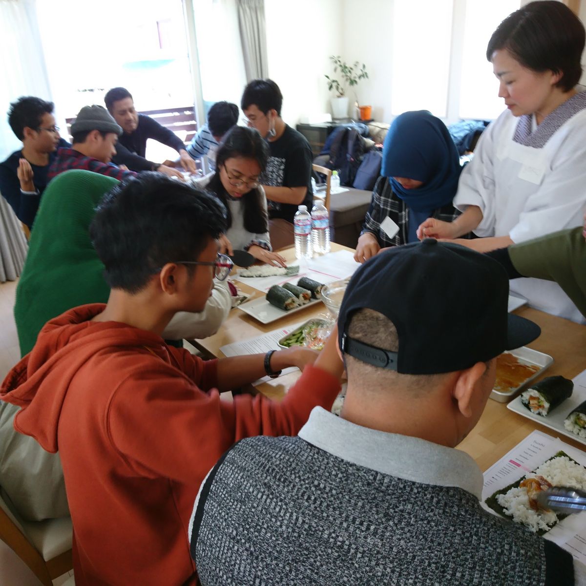 Making Sushi Rolls Bento and Supermarket Tour in Kamakura