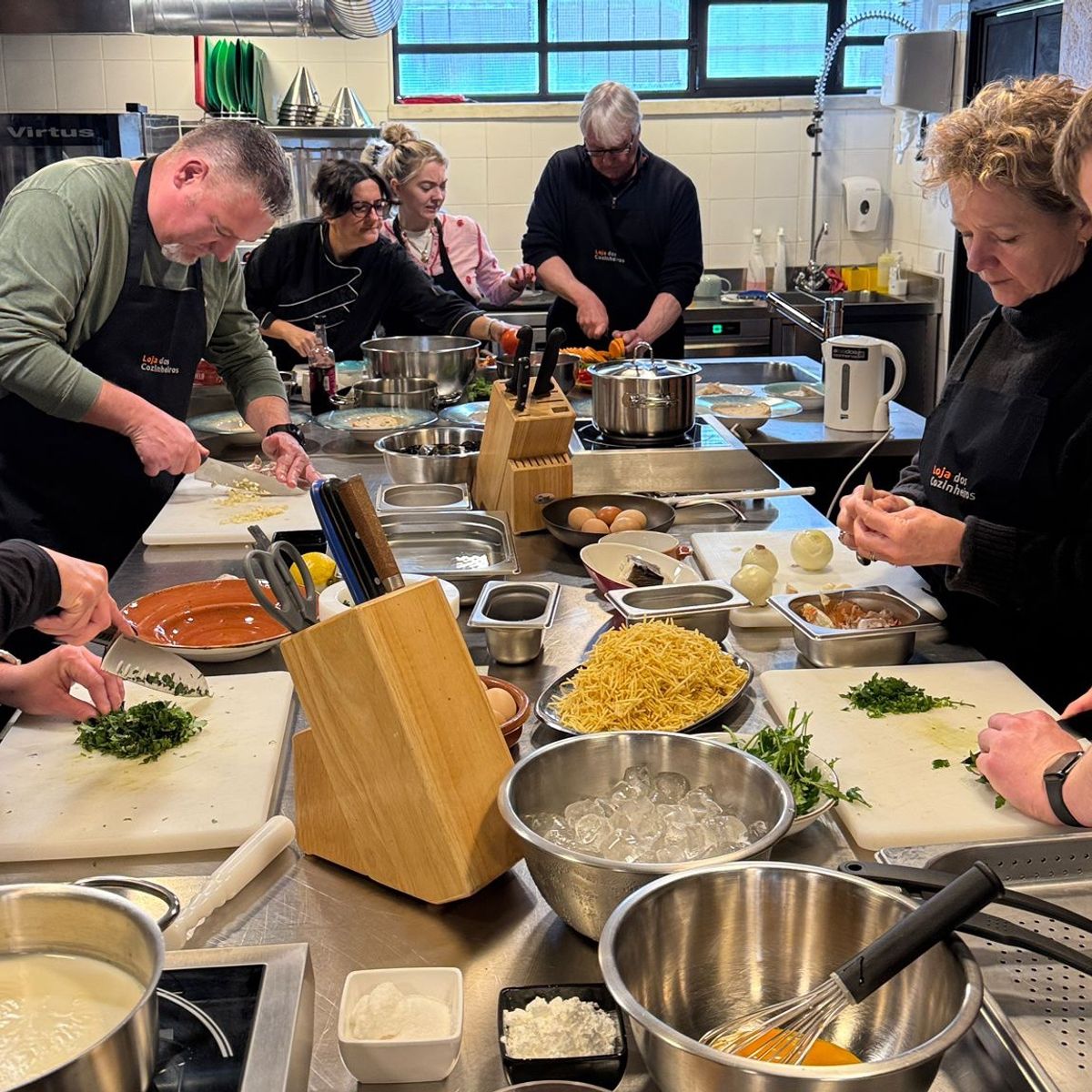 Market Tour and Portuguese Culinary Class Experience