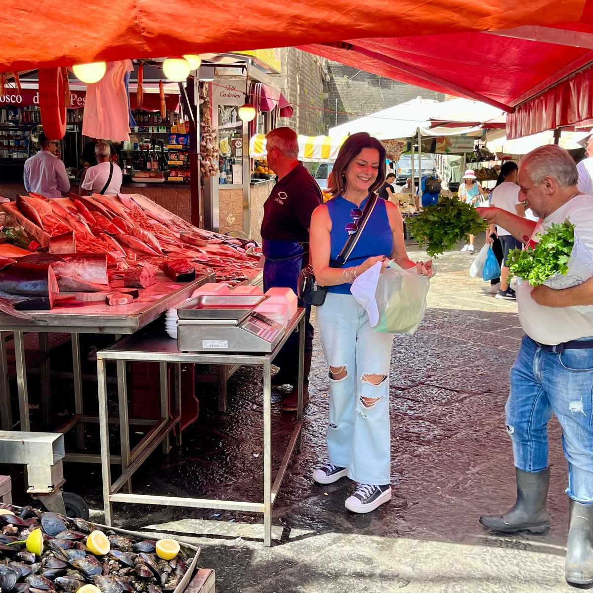 Join a Local for a Market Tour & Home Cooking Class in Catania