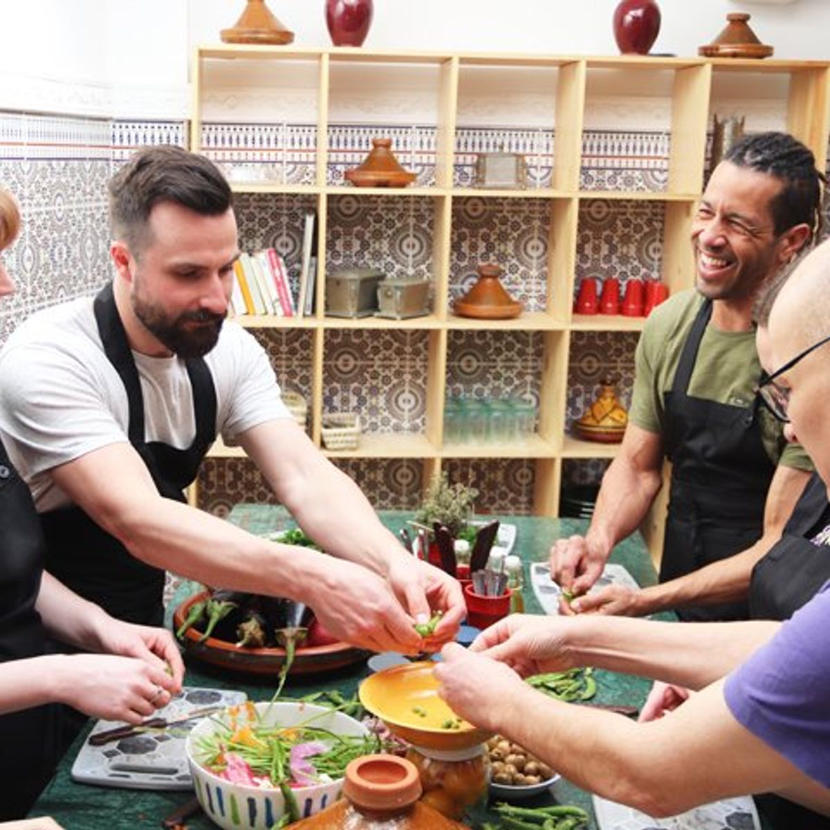 Half-Day Cooking Experience on Moroccan Dishes with Market Tour