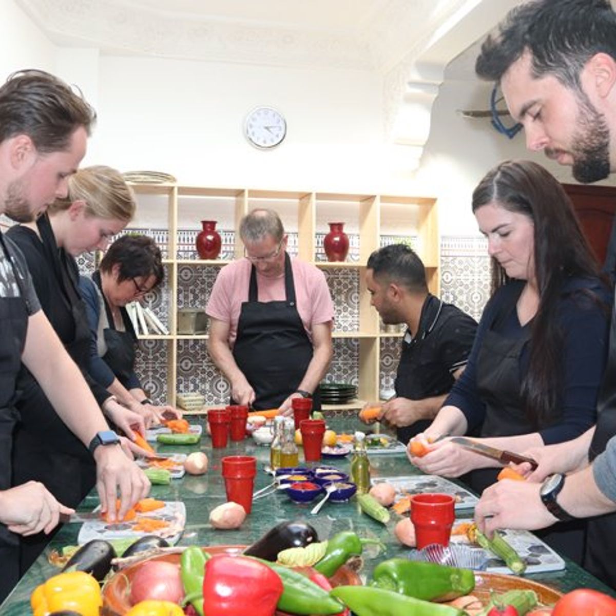 Half-Day Cooking Experience on Moroccan Dishes with Market Tour