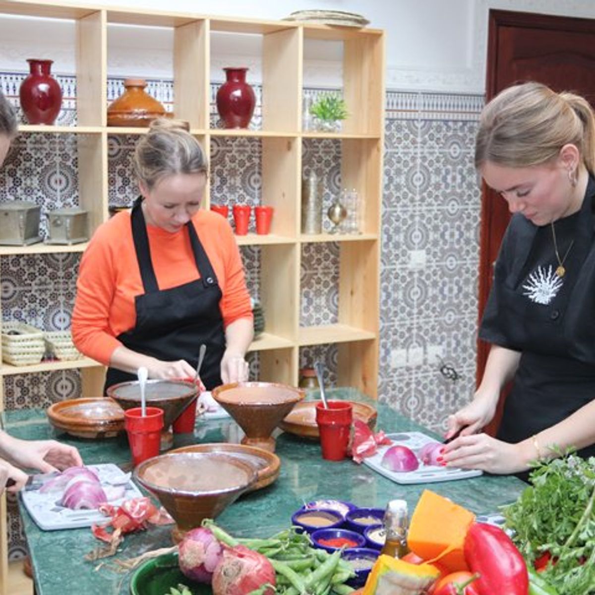 Half-Day Cooking Experience on Moroccan Dishes with Market Tour