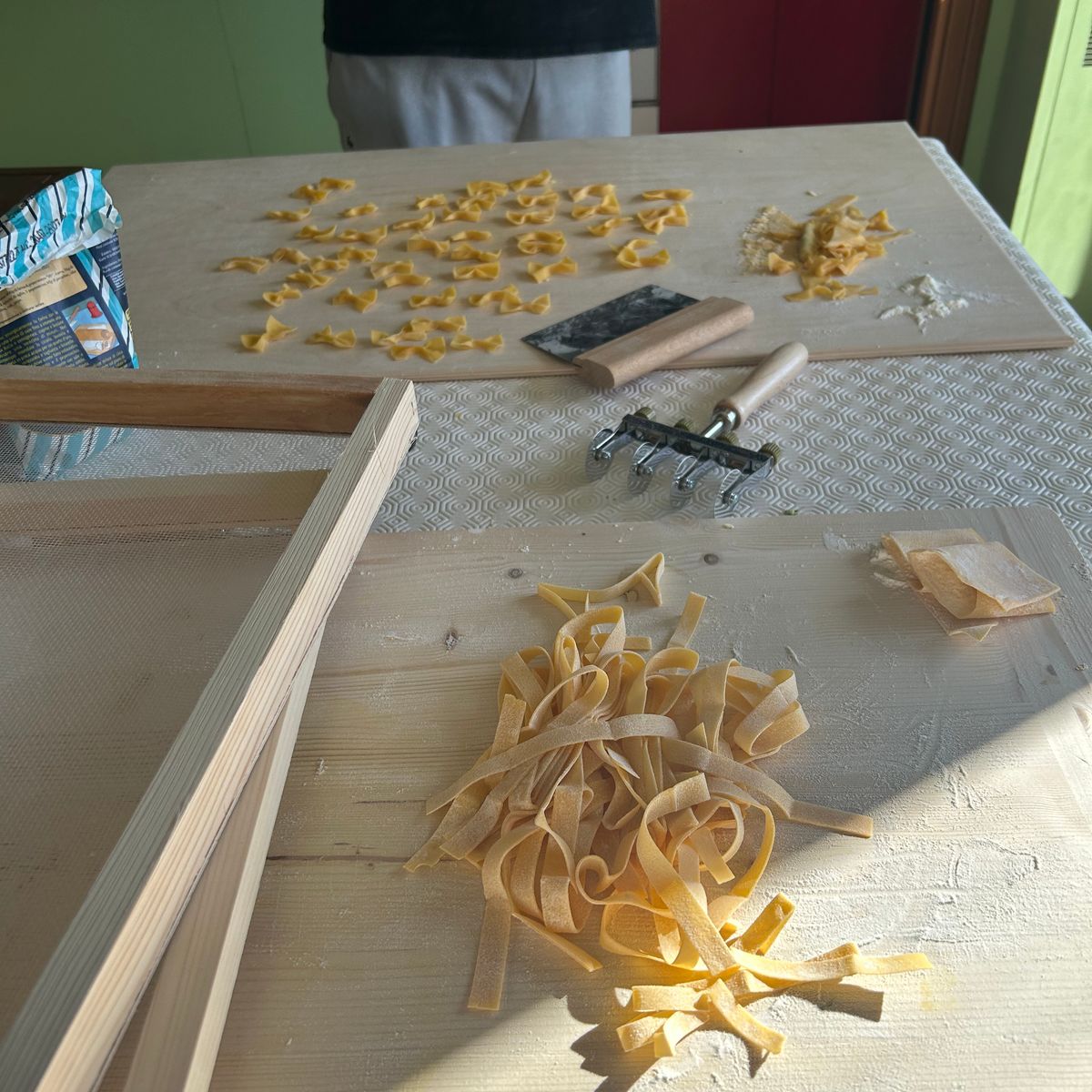 Vegetarian Ravioli, Pappardelle, Stricchetti & Tiramisù Making Class