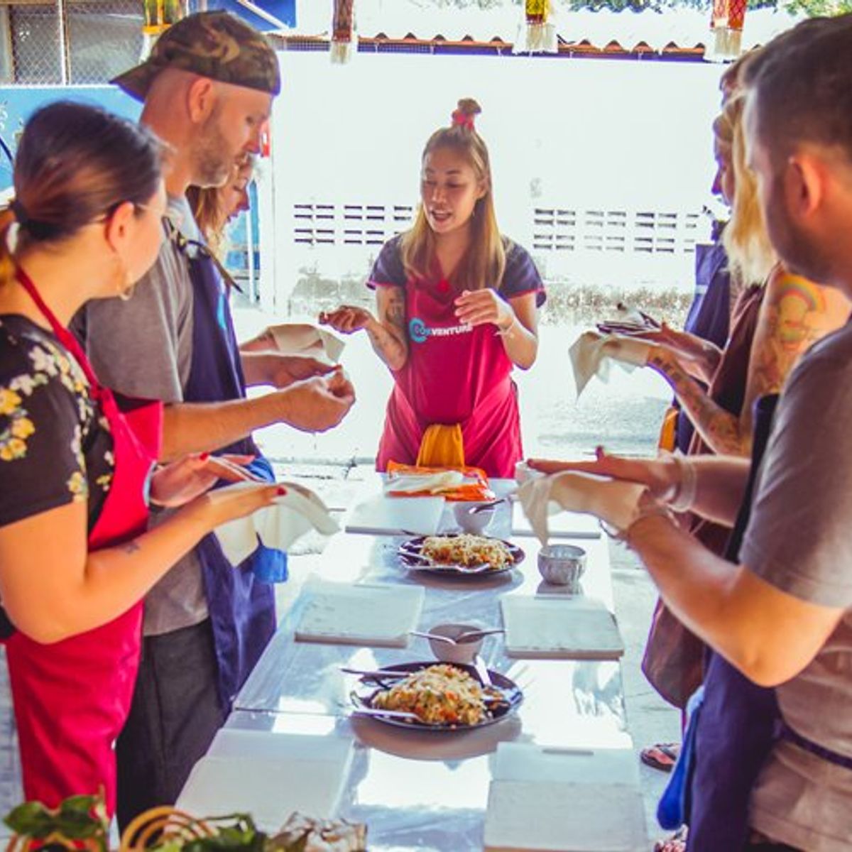 Traditional Thai Cooking Class at Home Cooking Studio