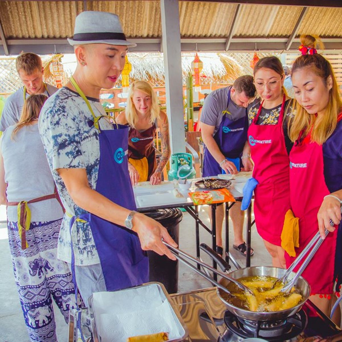 Traditional Thai Cooking Class at Home Cooking Studio