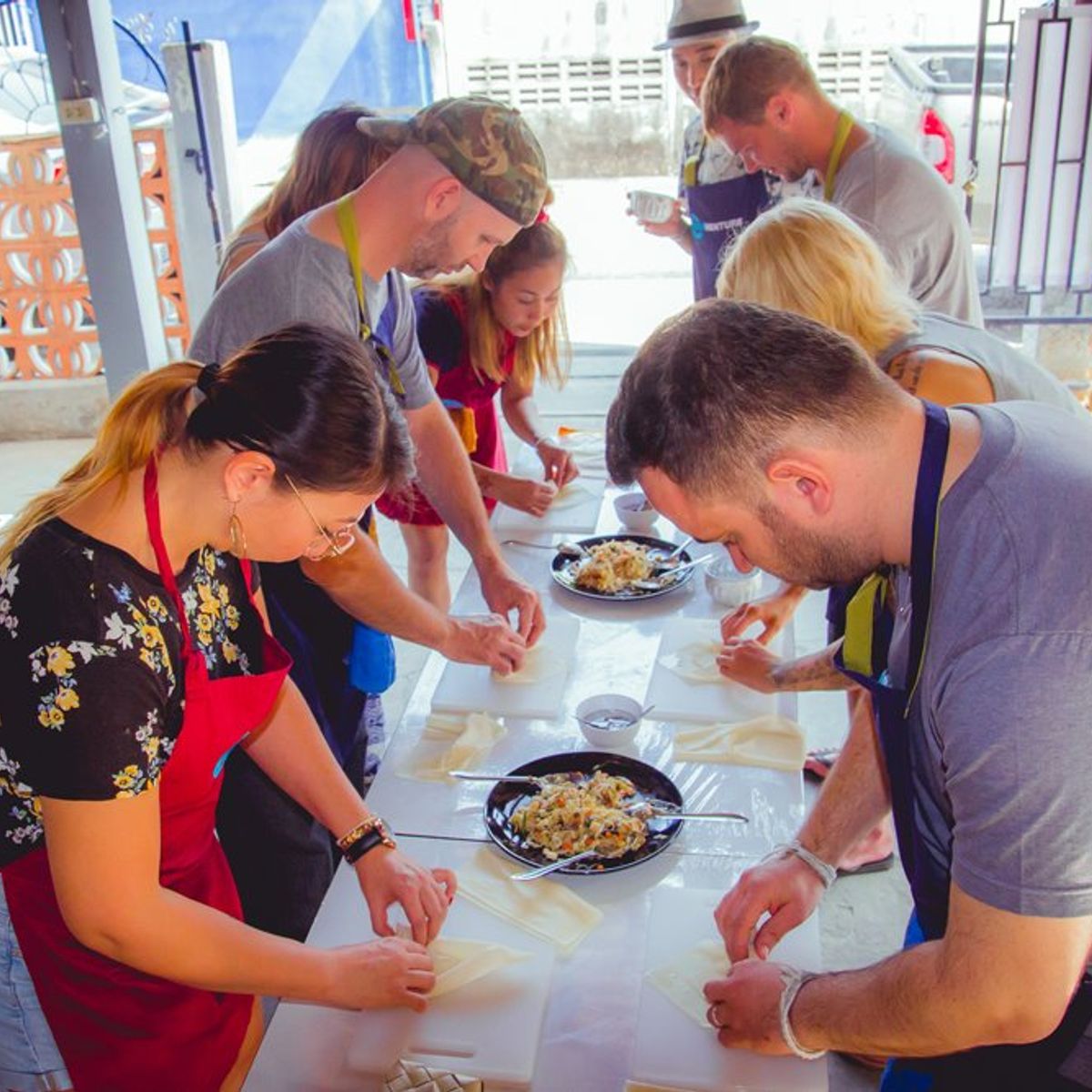 Traditional Thai Cooking Class at Home Cooking Studio