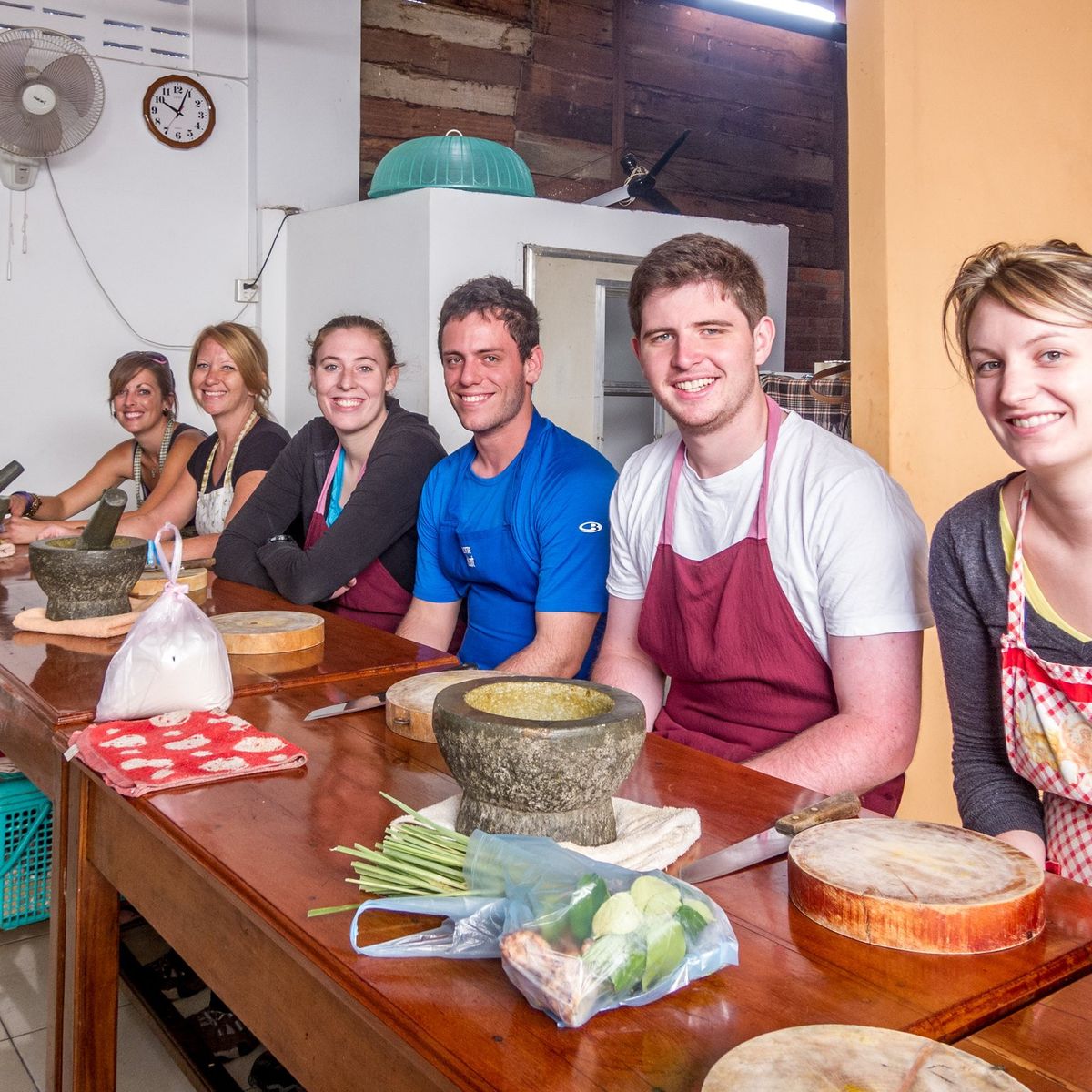 A Morning Market Tour with Culinary Experience in a Local Village