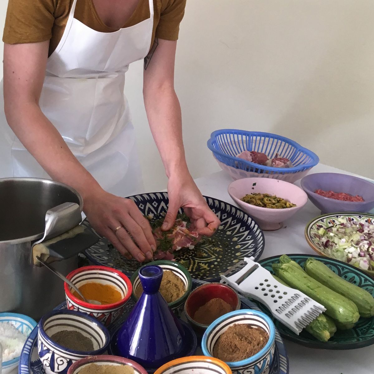 Moroccan Cooking Class With Chef Khmisa