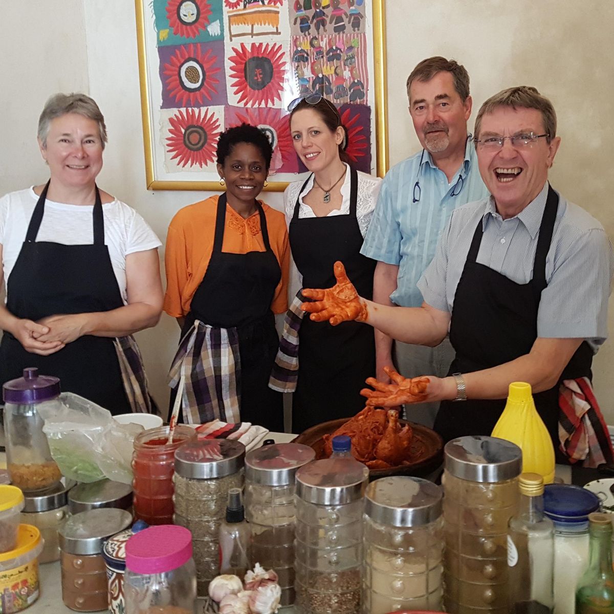 Moroccan Fusion Class with 8 Dishes