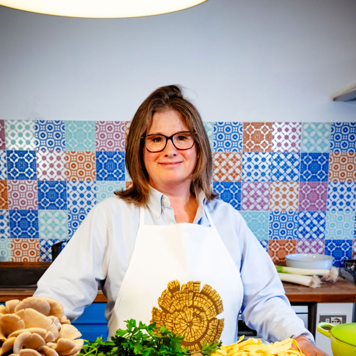Hands-On Mushroom Cooking at a Monferrato Farmhouse with Alpine Views