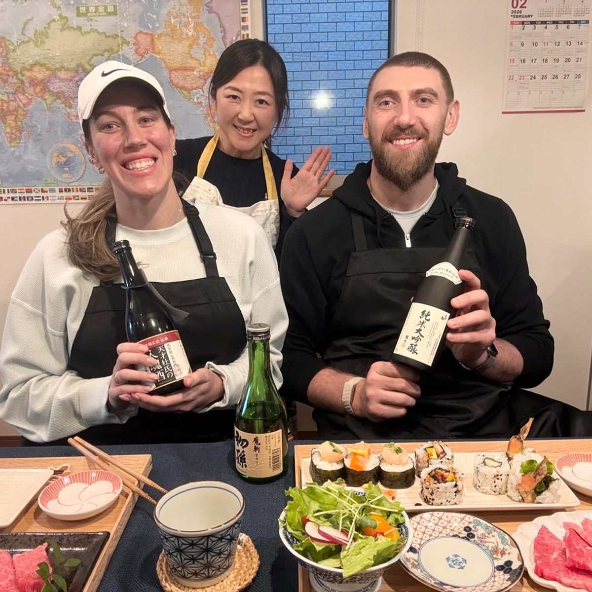 Nagoya: Cook Wagyu Beef, Tempura & Sushi Rolls with Sake Pairing