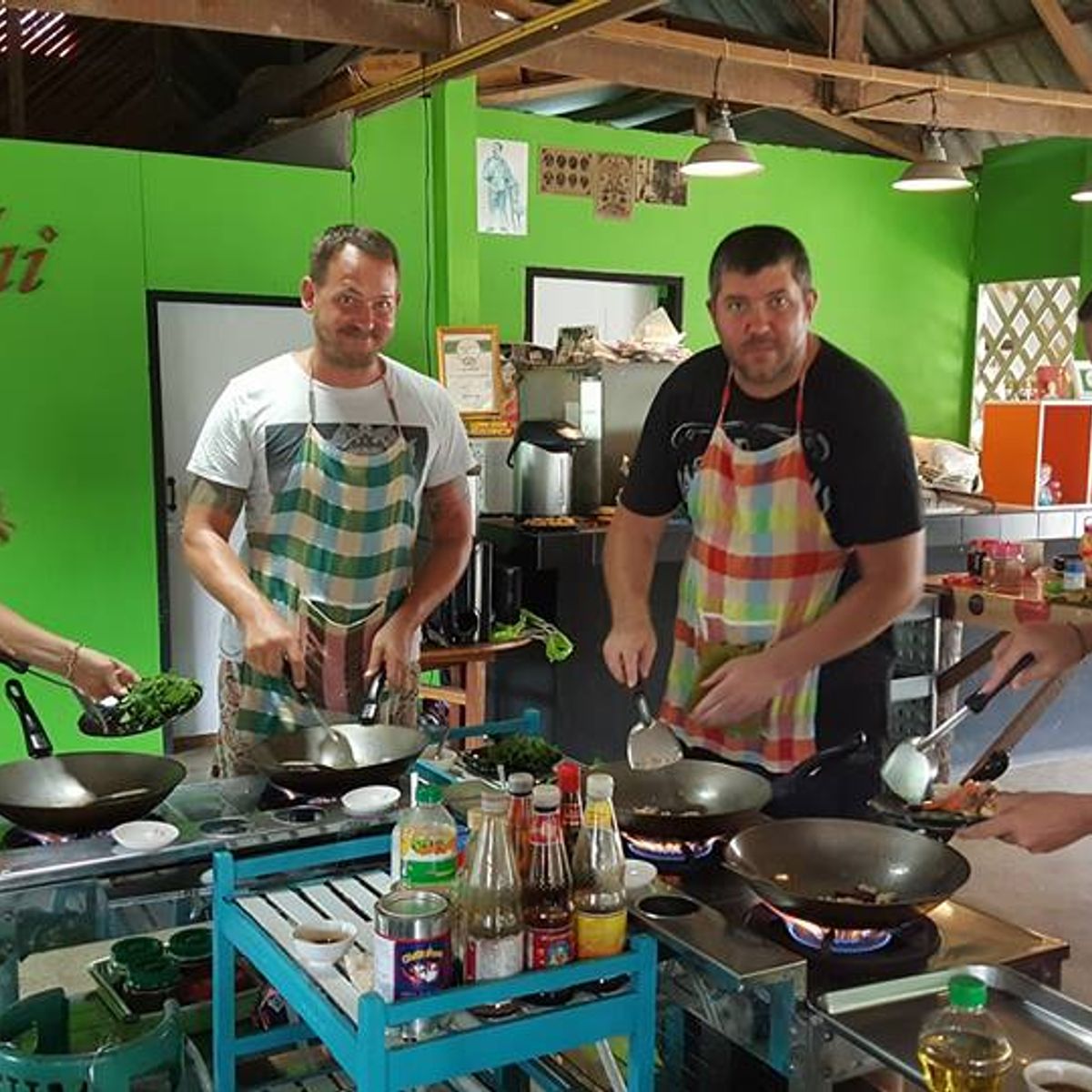 Short afternoon class at Napalai Thai Cuisine